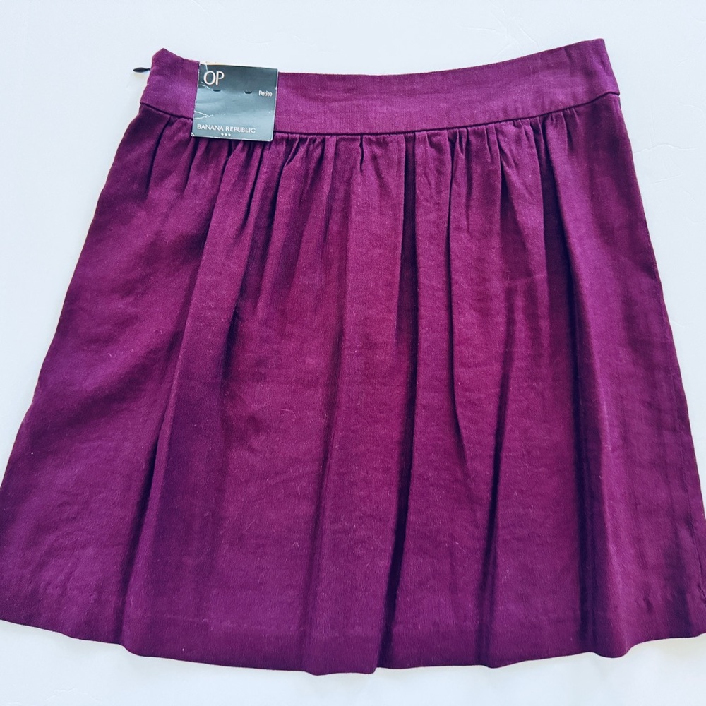 Banana Republic Pink Pleated Mini Skirt A-Line Cocktail